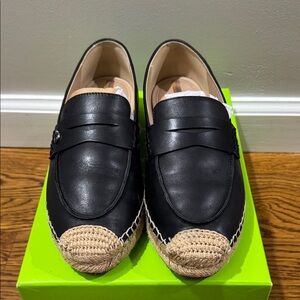 Sam Edelman Kai Black Leather Loafers